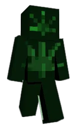 midnight moss and moss green Minecraft skin — Classic model