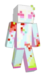 baby blue and cotton candy Minecraft skin — Slim model — first worn by ZoeSorry
