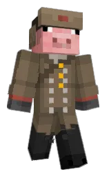 tobacco brown and roman coffee Minecraft skin — Classic model — first worn by DezaoMD