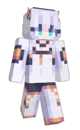 titan white and perfume Minecraft skin — Slim model — first worn by babokin_