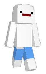 Minecraft skin — Classic model — first worn by inNEED0fPANTS