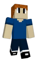 regal blue and pavlova Minecraft skin — Classic model — first worn by Sushiso
