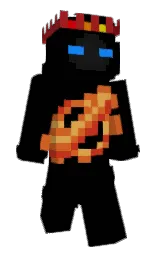 black and piper Minecraft skin — Classic model — first worn by WraithenMC