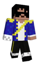 jacksons purple and black Minecraft skin — Classic model