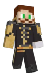 Sir_Potate's Minecraft skin wearing the 15th Anniversary cape