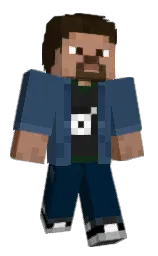 Vin32's Minecraft skin wearing the Migrator cape