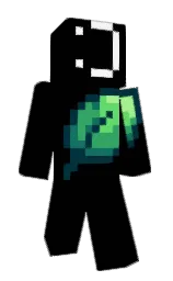 black and cyprus Minecraft skin — Classic model