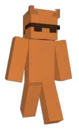 Gyrah's Minecraft skin wearing the Crafter cape