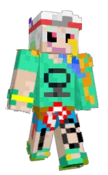 black and mandys pink Minecraft skin — Classic model