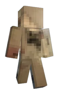 Front of Arlev's skin