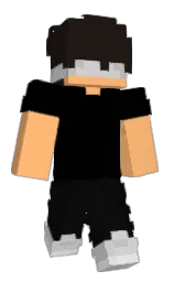 black and zeus Minecraft skin — Slim model — first worn by itzkonnon