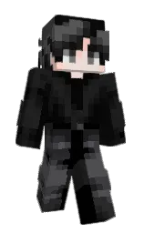 cod gray and black Minecraft skin — Slim model — first worn by vamprsxul