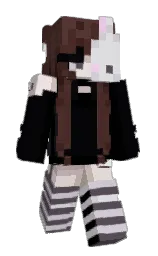 black and cinder Minecraft skin — Slim model