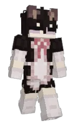 cocoa brown and ebb Minecraft skin — Slim model — first worn by iwakaze_