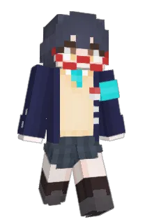 Front of Mitzuriki's skin