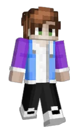 metallic bronze and mine shaft Minecraft skin — Slim model