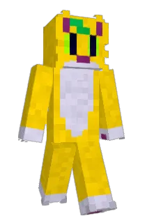 Front of QuickGoldie's skin