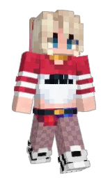 Stacy069's Minecraft skin wearing the Pan cape