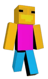 buttercup and dodger blue Minecraft skin — Classic model