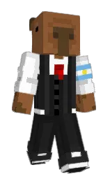Kopper95's Minecraft skin wearing the Purple Heart cape