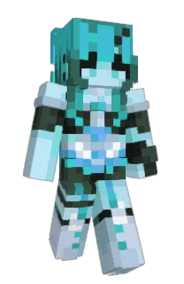Front of asatia's skin