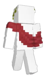 white and stiletto Minecraft skin — Classic model — first worn by r1hik