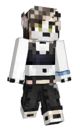 white and alabaster Minecraft skin — Slim model — first worn by farinefiveroses