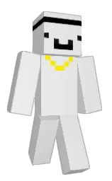 gallery and black Minecraft skin — Classic model