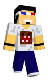 migueo's Minecraft skin wearing the Migrator cape