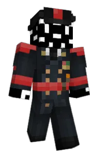 Front of Ruthro's skin