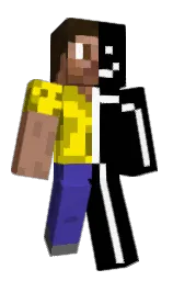 black and turbo Minecraft skin — Classic model — first worn by Mgaucher2
