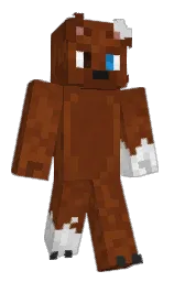 hairy heath and peanut Minecraft skin — Classic model — first worn by BassieCraft