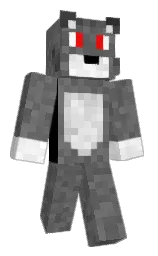 scorpion and dove gray Minecraft skin — Classic model — first worn by WolfkinsTheWolf