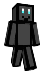 black and tundora Minecraft skin — Classic model