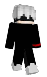 black and alto Minecraft skin — Classic model