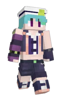 Front of Glyphony's skin