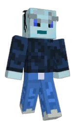 indigo and big stone Minecraft skin — Classic model — first worn by star_ward123