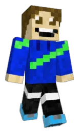 SonicPV8's Minecraft skin wearing the Vanilla cape