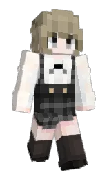 Pray_7Year's Minecraft skin wearing the Aurora cape
