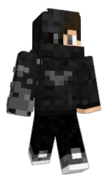 black and tundora Minecraft skin — Classic model