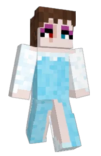 Front of LavenderRare's skin