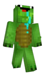Plaush's Minecraft skin wearing the Migrator cape