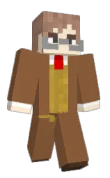 potters clay and white Minecraft skin — Classic model