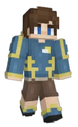 MCFilms's Minecraft skin wearing the Realms Mapmaker cape