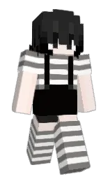 forget me not and white Minecraft skin — Slim model — first worn by OpersonERER