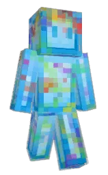 cerulean and lochmara Minecraft skin — Slim model — first worn by NFzero