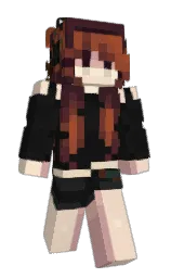 champagne and cod gray Minecraft skin — Slim model — first worn by filewasntfound