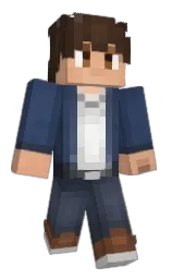 MR1BLINK's Minecraft skin wearing the 15th Anniversary cape