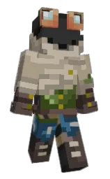 squirrel and hillary Minecraft skin — Classic model