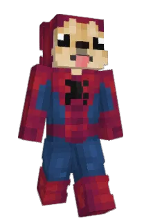 Front of DzAgInA's skin